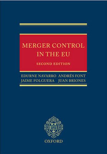 Cover image for Merger Control in the EU: Law, Economics and Practice