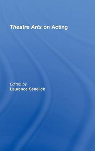 Cover image for Theatre Arts on Acting