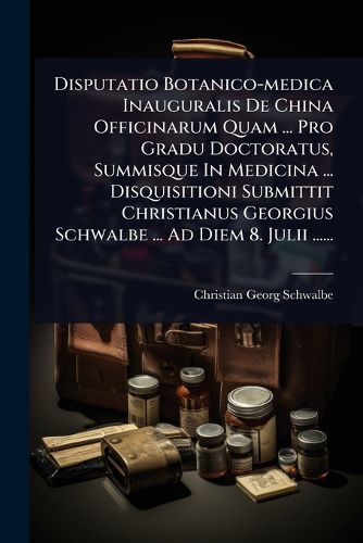 Cover image for Disputatio Botanico-medica Inauguralis De China Officinarum Quam ... Pro Gradu Doctoratus, Summisque In Medicina ... Disquisitioni Submittit Christianus Georgius Schwalbe ... Ad Diem 8. Julii ......