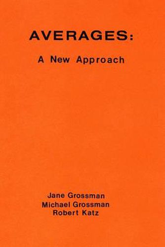 Cover image for Averages: A New Approach