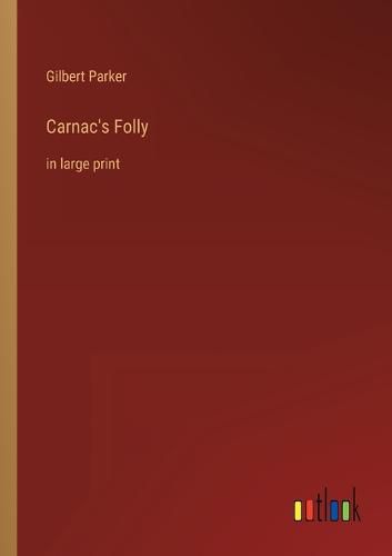 Cover image for Carnac's Folly