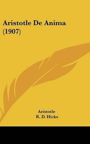Cover image for Aristotle de Anima (1907)