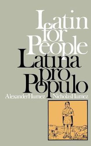 Cover image for Latin for People / Latina Pro Populo