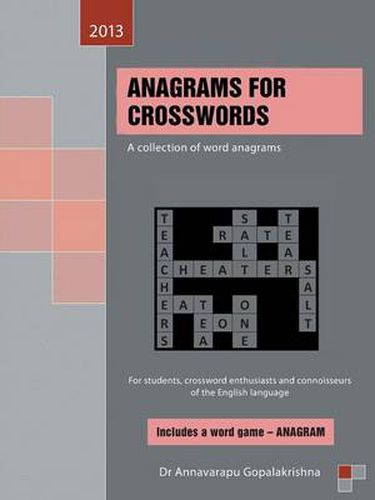 Cover image for Anagrams for Crosswords