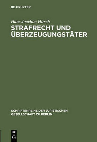 Cover image for Strafrecht und UEberzeugungstater
