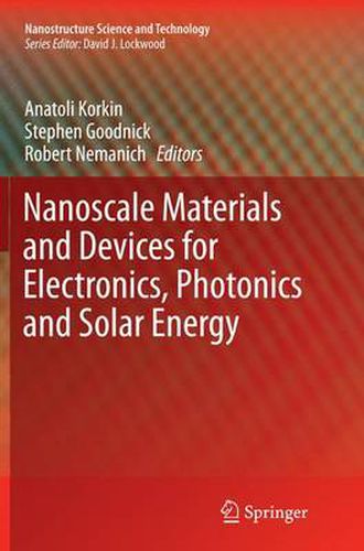 Cover image for Nanoscale Materials and Devices for Electronics, Photonics and Solar Energy