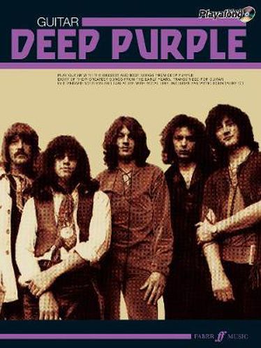 Cover image for Deep Purple Authentic Guitar Playalong