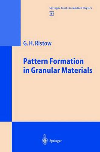 Cover image for Pattern Formation in Granular Materials