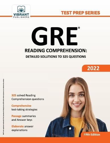 Cover image for GRE Reading Comprehension: Detailed Solutions to 325 Questions