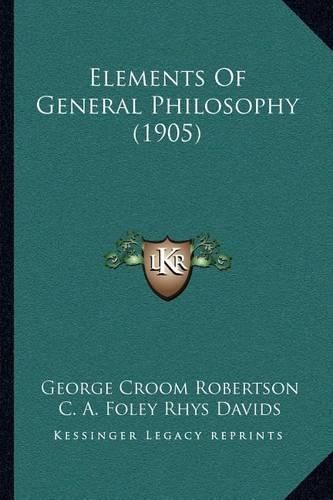 Elements of General Philosophy (1905)