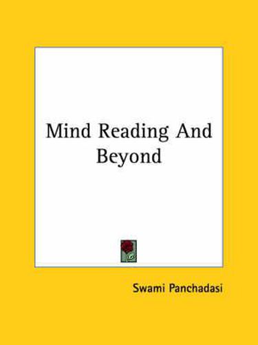 Cover image for Mind Reading and Beyond