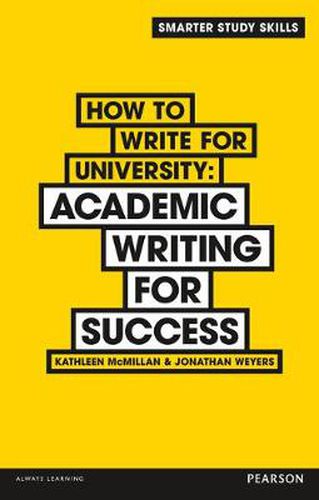 Cover image for How to Write for University: Academic Writing for Success