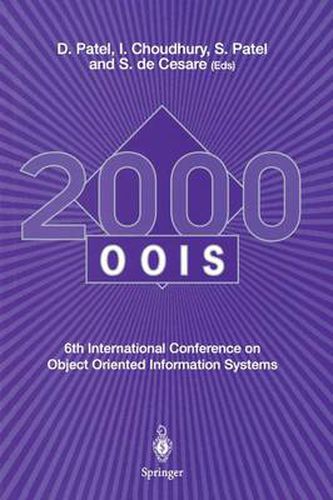 Cover image for OOIS 2000: 6th International Conference on Object Oriented Information Systems 18 - 20 December 2000, London, UK Proceedings