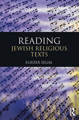 Cover image for Reading Jewish Religious Texts