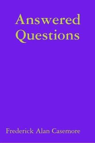 Cover image for Answered Questions