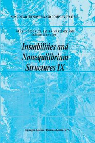 Cover image for Instabilities and Nonequilibrium Structures IX