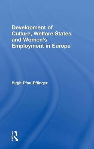 Cover image for Development of Culture, Welfare States and Women's Employment in Europe