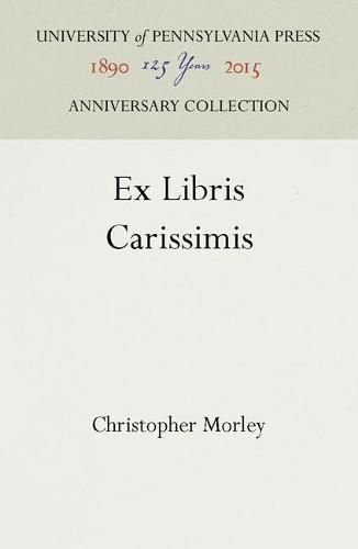 Cover image for Ex Libris Carissimis