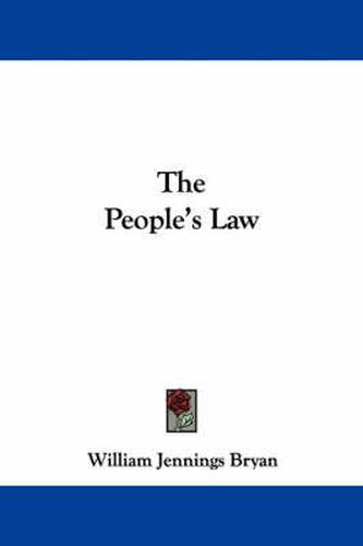 Cover image for The People's Law