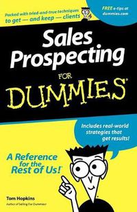 Cover image for Sales Prospecting For Dummies