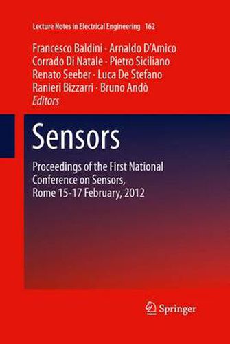 Cover image for Sensors: Proceedings of the First National Conference on Sensors, Rome 15-17 February, 2012