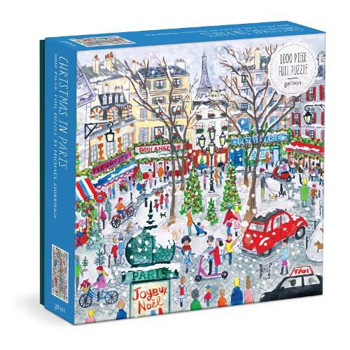 Cover image for Michael Storrings Christmas in Paris 1000 Piece Foil Puzzle