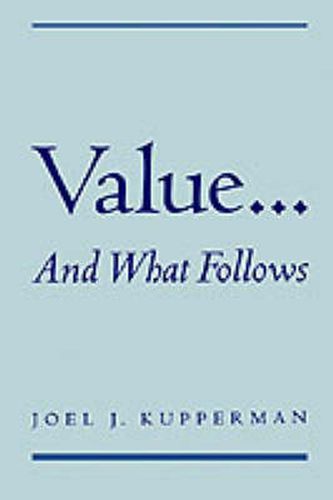 Cover image for Value... and What Follows