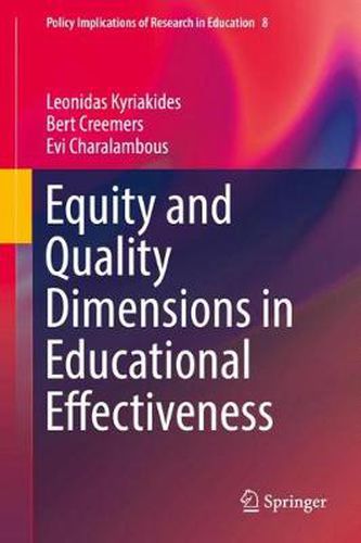 Cover image for Equity and Quality Dimensions in Educational Effectiveness