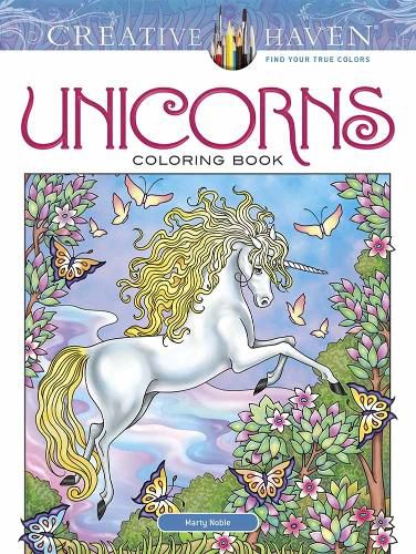 Cover image for Creative Haven Unicorns Coloring Book