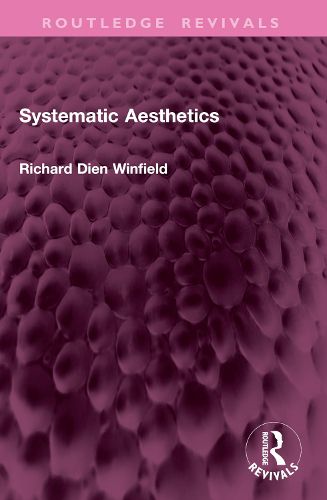 Cover image for Systematic Aesthetics