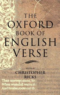 Cover image for The Oxford Book of English Verse