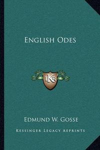 Cover image for English Odes