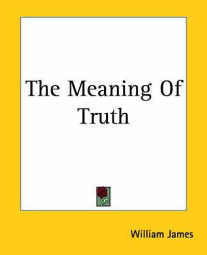 Cover image for The Meaning Of Truth