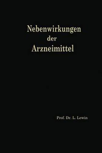 Cover image for Die Nebenwirkungen Der Arzneimittel