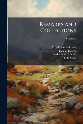 Cover image for Remarks and Collections