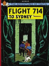 Cover image for The Adventures of Tintin: Flight 714 to Sydney