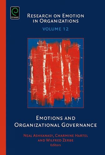 Cover image for Emotions and Organizational Governance