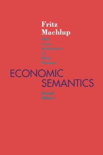 Cover image for Economic Semantics