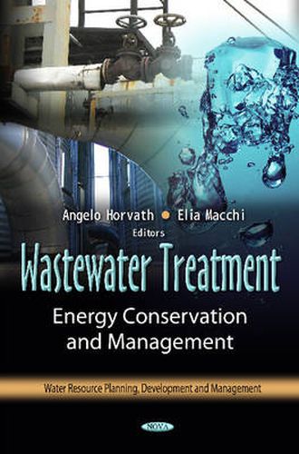 Cover image for Wastewater Treatment: Energy Conservation & Management