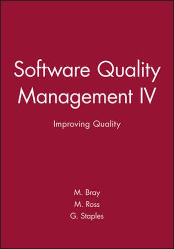 Cover image for Improving Quality: Fourth International Conference on Software Quality Management