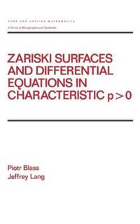 Cover image for Zariski Surfaces and Differential Equations in Characteristic P < O