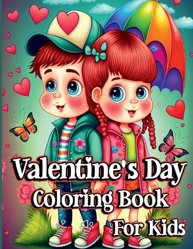 Cover image for Valentine's Day Coloring Book For Kids