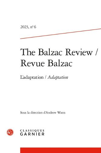 Cover image for Revue Balzac. 2023,6