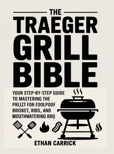 Cover image for The Traeger Grill Bible: Your Step-by-Step Guide to Mastering the Pellet Grill for Foolproof Brisket, Ribs, and Mouthwatering BBQ.