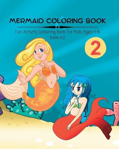 Cover image for Mermaid Coloring Book n.2