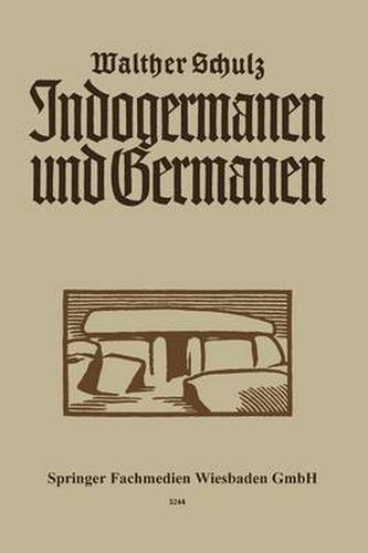 Cover image for Indogermanen Und Germanen