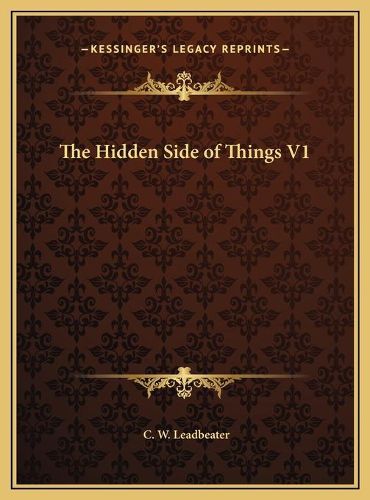 Cover image for The Hidden Side of Things V1