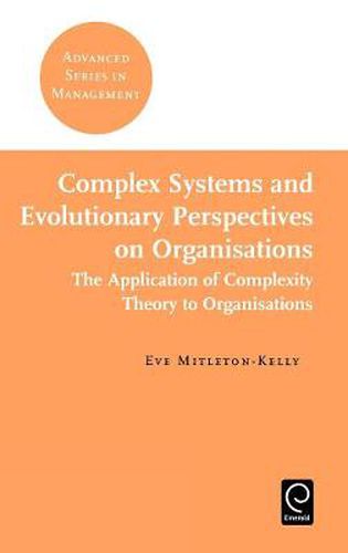 Cover image for Complex Systems and Evolutionary Perspectives on Organisations