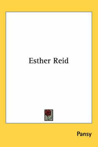 Cover image for Esther Reid