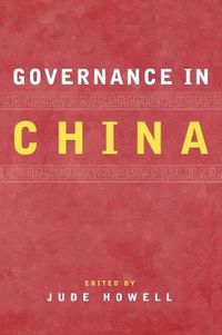 Cover image for Governance in China